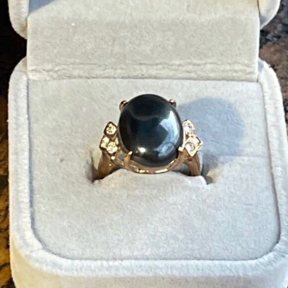 Ring Jewelry - Black onyx oval